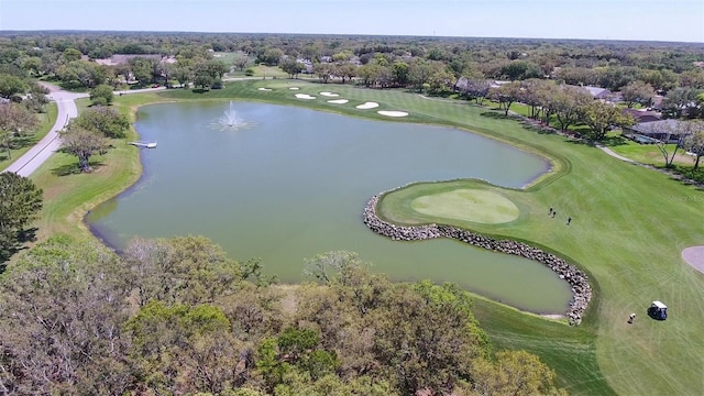 8157 Hidden Hills Dr, Spring Hill, FL 34606 - aerial view of a nearby body of water, a golf course, and a tree filled landscape