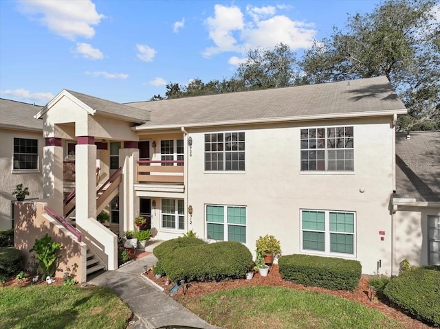 exterior space featuring a balcony