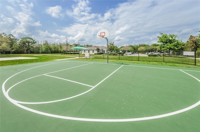 5903 War Admiral Dr, Wesley Chapel, FL 33544 - view of basketball court with community basketball court