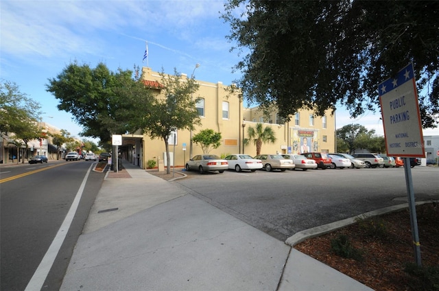 view of street with sidewalks