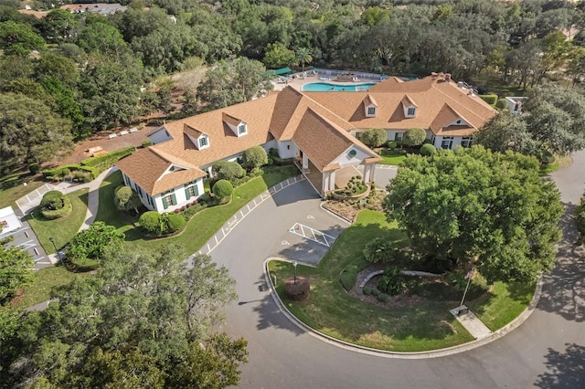 drone / aerial view
