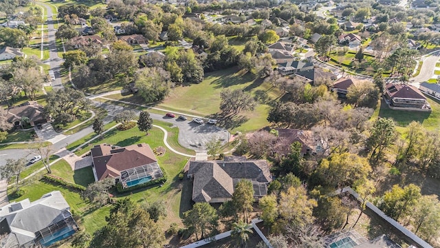 drone / aerial view featuring a residential view