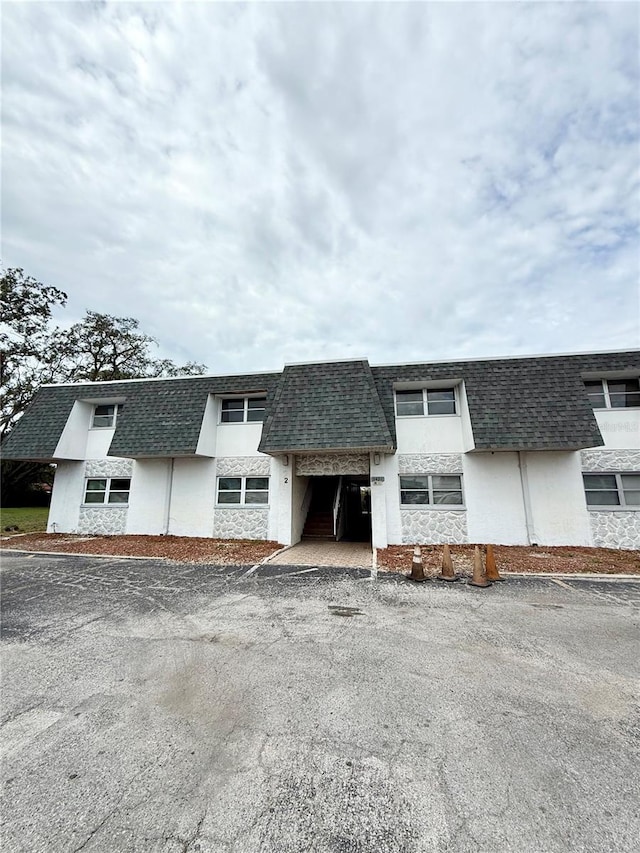 exterior space with a garage and driveway