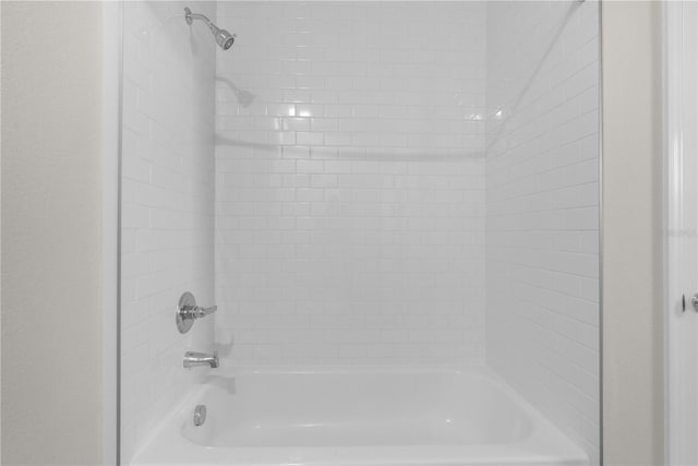 bathroom featuring bathing tub / shower combination