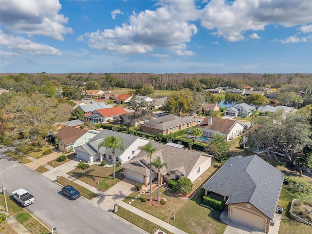 bird's eye view featuring a residential view