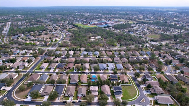 bird's eye view featuring a residential view