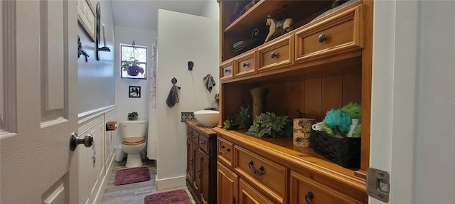 mudroom featuring light wood-style floors