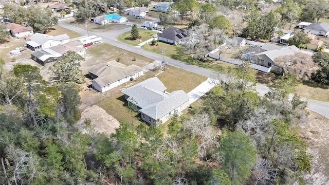 bird's eye view featuring a residential view