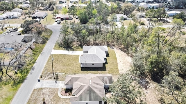 drone / aerial view featuring a residential view