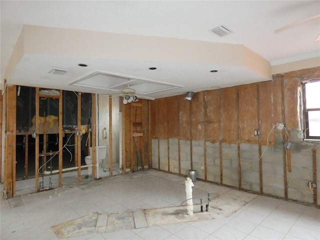 7308 Mako Dr, Hudson, FL 34667 - basement with visible vents