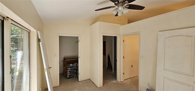 11617 Duda Rd, Hudson, FL 34667 - unfurnished bedroom featuring lofted ceiling
