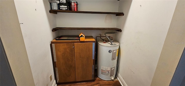 17932 Wendy Sue Ave, Hudson, FL 34667 - utility room featuring water heater