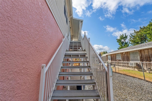 view of staircase