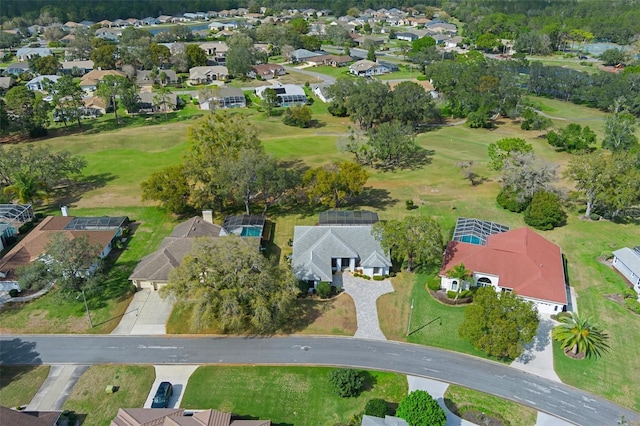 drone / aerial view featuring a residential view