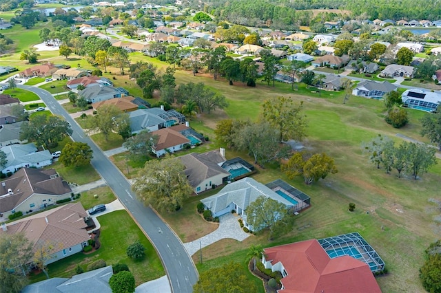 bird's eye view featuring a residential view