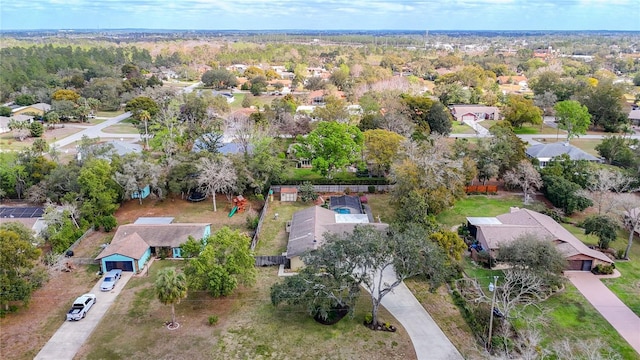 drone / aerial view featuring a residential view