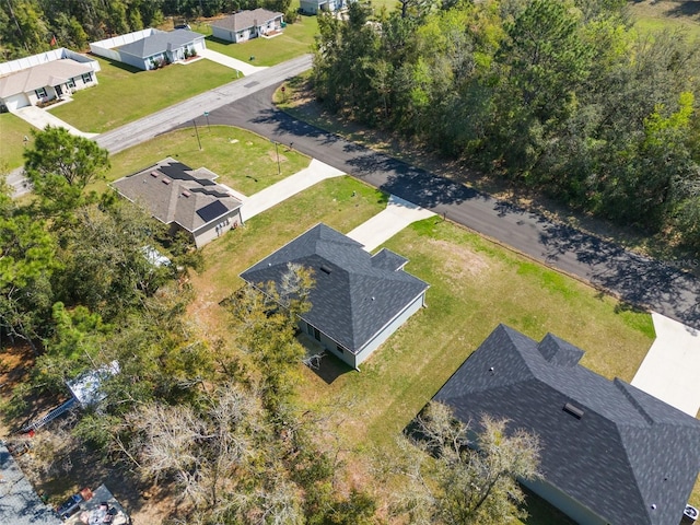 drone / aerial view featuring a residential view