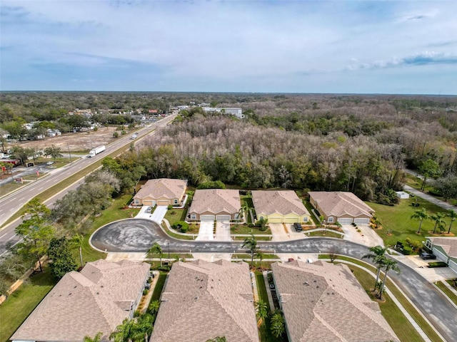 drone / aerial view featuring a residential view