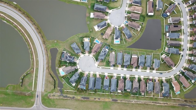 bird's eye view featuring a residential view