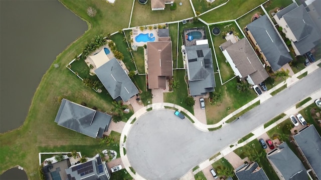 bird's eye view featuring a residential view