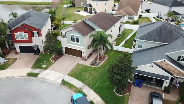 bird's eye view featuring a residential view