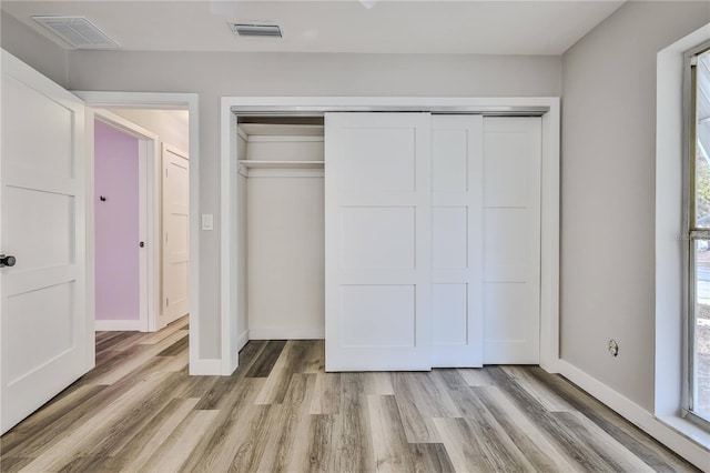 closet with visible vents