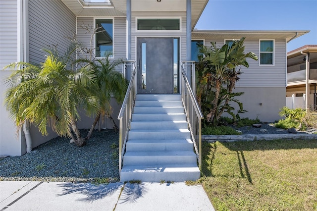 view of entrance to property