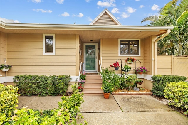 view of front of home