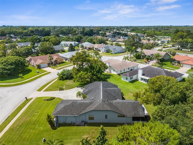 bird's eye view featuring a residential view