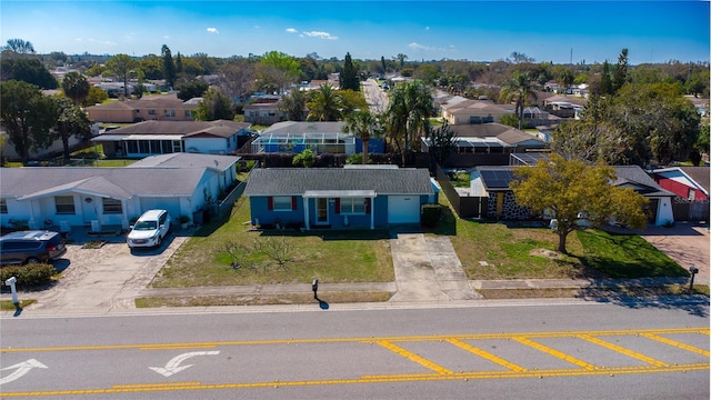 birds eye view of property featuring a residential view