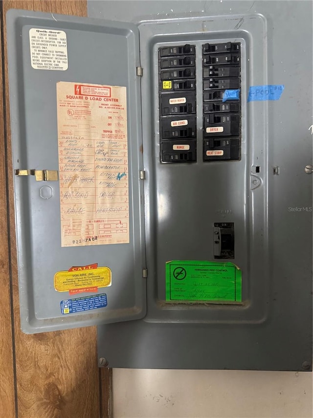 utilities with electric panel