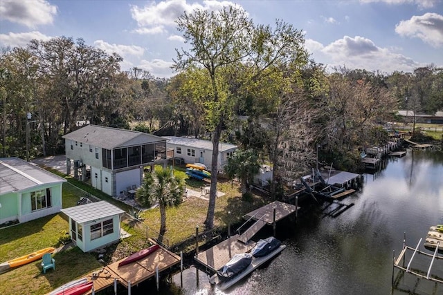 6183 Waverly Rd, Weeki Wachee, FL 34607 - aerial view of property and surrounding area featuring a nearby body of water