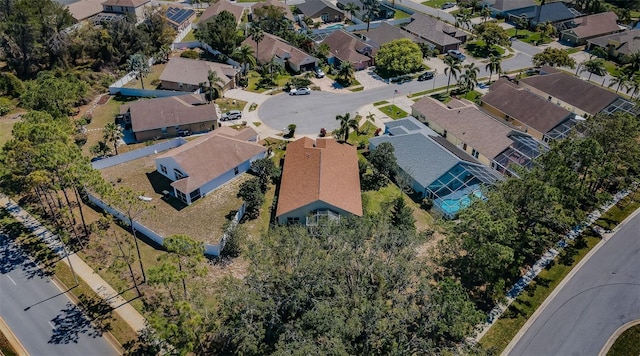 drone / aerial view featuring a residential view