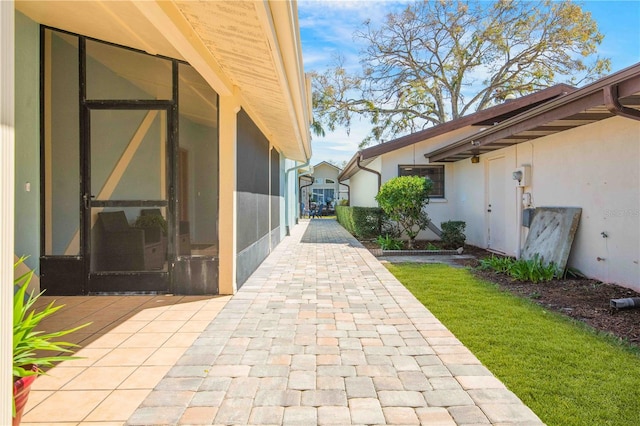 view of patio