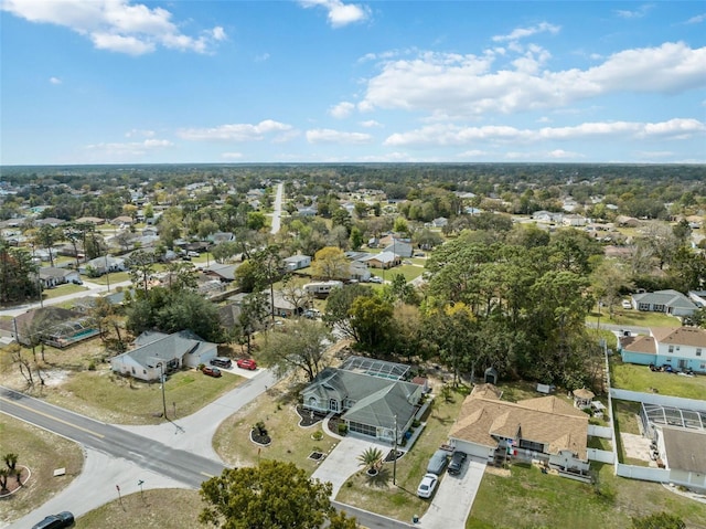 drone / aerial view featuring a residential view