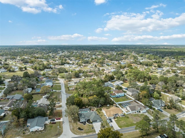 birds eye view of property featuring a residential view