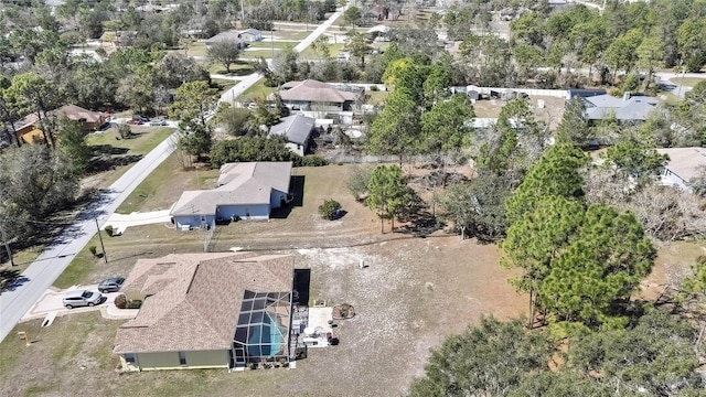 birds eye view of property featuring a residential view