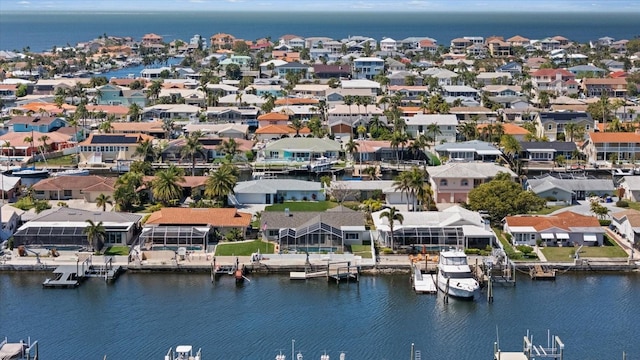 5000 Galleon Ct, New Port Richey, FL 34652 - aerial view of residential area with a nearby body of water