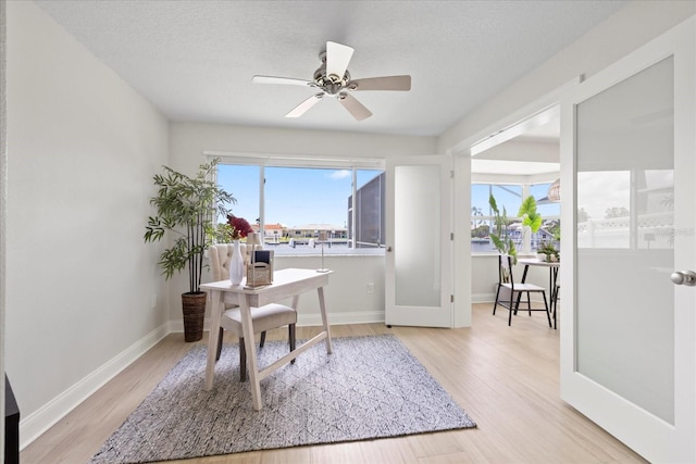 5000 Galleon Ct, New Port Richey, FL 34652 - office space with light wood-style flooring and a ceiling fan