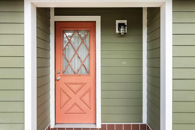 view of property entrance