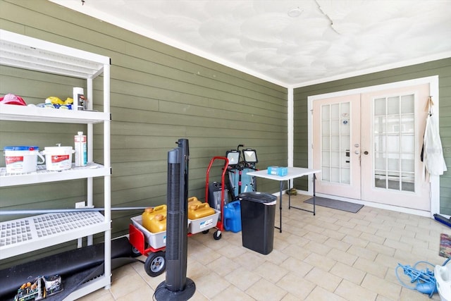 5441 Alderwood St, Spring Hill, FL 34606 - view of patio featuring french doors