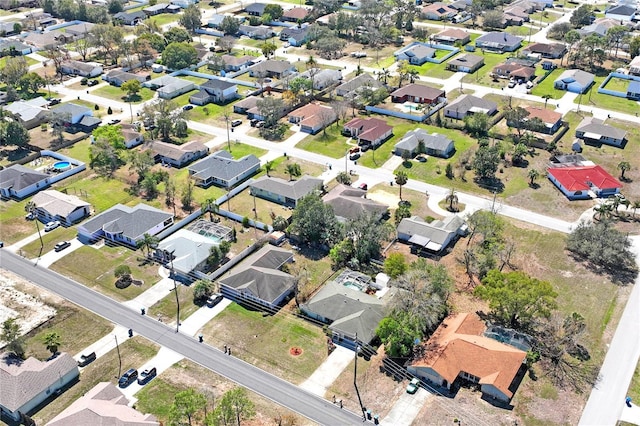 birds eye view of property featuring a residential view