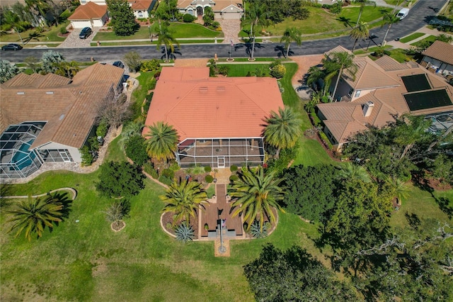 bird's eye view featuring a residential view