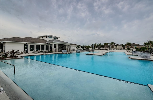 pool featuring a patio