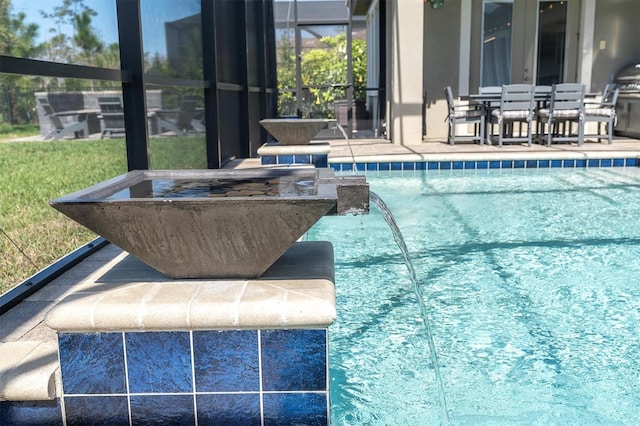 pool featuring a patio