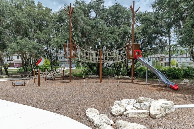 view of communal playground