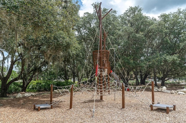 view of communal playground