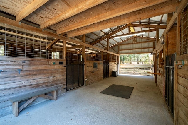 view of stable