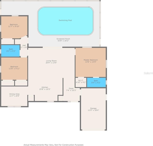 7048 Oberon Ave, Spring Hill, FL 34608 - property floor plan