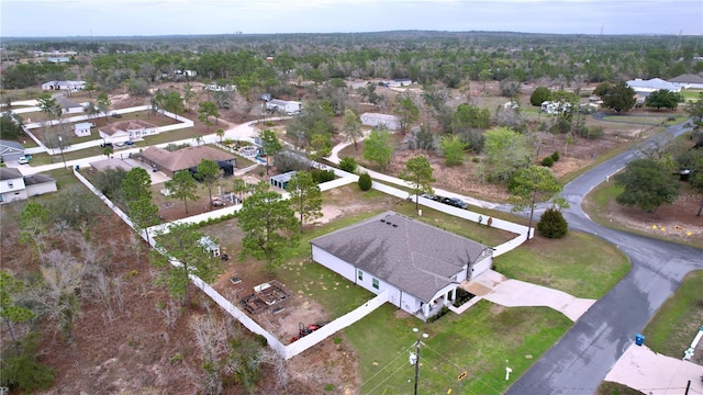 birds eye view of property featuring a residential view